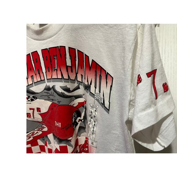 Vintage Gee-Bee R-2 White T-Shirt By Delmar-Benjamin Size Large - Picture 6 of 7